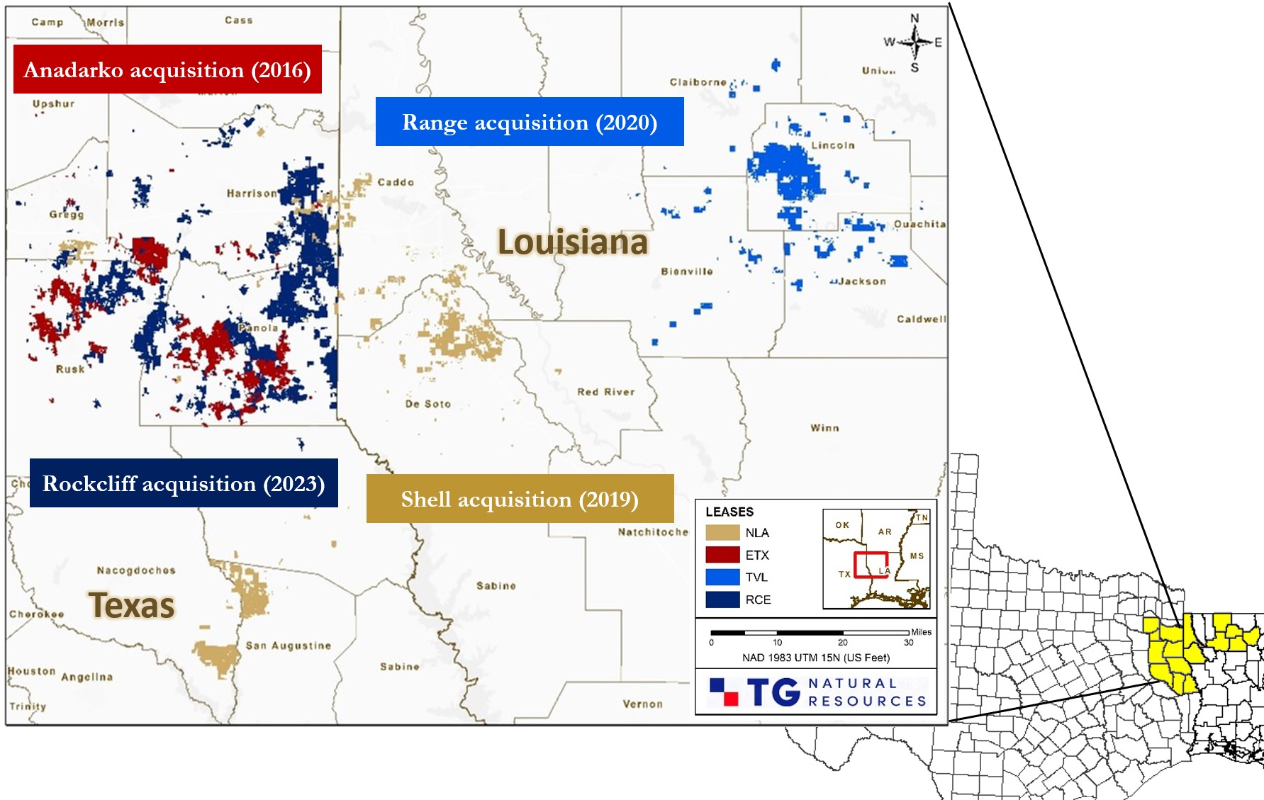 TGNR M&A Map